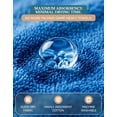 thumbnail image 6 of Casa Platino Beach Turkish Towel Set of 4 - 100% Cotton Striped Beach Towels For Adults (30" x 60”), Lightweight Quick Dry Design for Swimming, Vacation & Cruise Travel - Light Blue, 6 of 9