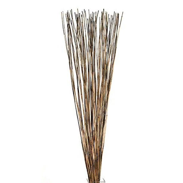 Green Floral Crafts Decorative Reed Sticks Approximately 4' by 1/16" Diameter Package of 40