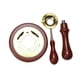 thumbnail image 5 of Kit de sellos de cera Herramientas para horno de cera Calentador de sellos de cera de acero inoxidable de madera Olla para derretir cera para envolver Rojo oscuro, 5 of 8