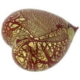 thumbnail image 2 of GlassOfVenice Murano Glass Red Gold Heart, 2 of 5