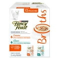 thumbnail image 1 of Purina Fancy Feast Bouillons Collection Poulet Emballage Assorti, Gâteries pour Chats 40g x 12, 1 of 8
