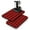 White-440, variant on 2pcs Rustic Farmhouse Plaid Print Coffee Maker Mats Absorbent and Non-Slip, Striped and Checkered Fusion