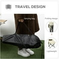 thumbnail image 4 of Outsunny Lightweight Camping Chair for Adults with Carry Bag Side Pocket, 4 of 10