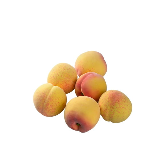 Artificial Peaches, Pack of 6