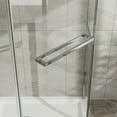 thumbnail image 3 of Spaco Frameless Shower Door 36 in. D x 36 in. W x 72 in. H Corner Shower Enclosure with Clear SGCC Tempered Glass Pivot Shower Door for Bathroom, Clear, 3 of 6