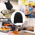 thumbnail image 4 of 1 par de manoplas cortas para horno, minimanoplas de cocina de silicona resistentes al calor para 500 grados, superficies de agarre antideslizantes y lazo para colgar, 4 of 5