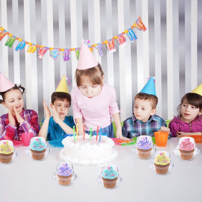 LotFancy 100-Pack Individual Cupcake Containers with Lids photo 6