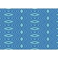 thumbnail image 1 of Ahgly Company Indoor Rectangle Patterned Blue Eyes Blue Area Rugs, 8' x 12', 1 of 6