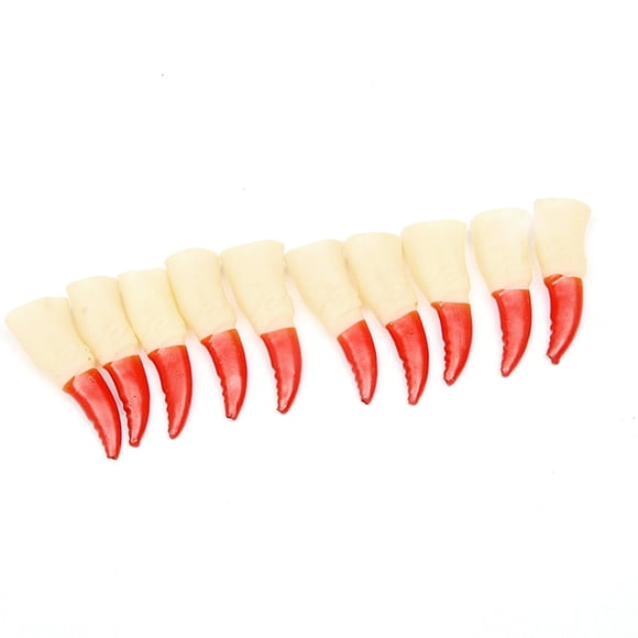 10pcs/set Halloween Props Thriller Scary Nail Covers Claw Tips Fake