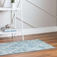 thumbnail image 4 of Unique Loom Starlight Collection Area Rug - Canopus (2' 2" x 6' 1" Runner Light Blue/Beige), 4 of 8