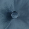 thumbnail image 4 of Jordan Manufacturing 18" x 18" Fairview Turkish Blue Solid Square Tufted Decorative Throw Pillow with Fabric Button, 4 of 5