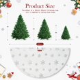 thumbnail image 4 of Falda para árbol de Navidad QueenDream, piel sintética blanca, 90 cm, 4 of 7