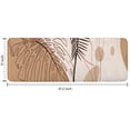 thumbnail image 7 of Brown Boho Plant Pattern Kitchen Rug Mat,Kitchen Runner Rugs Non Skid Washable,Decorative Kitchen Floor Mats for Kitchen,Sink,Laundry,17"x47.2", 7 of 7