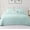 Light Aqua, variant on Exclusivo Mezcla King Size Quilt Bedding Set, Lightweight Soft Light Aqua King Bedspreads Coverlets with Geometric Stitched Pattern