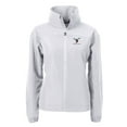 thumbnail image 2 of Women's Cutter & Buck  Gray Delaware State Hornets Charter Eco Recycled Full-Zip Jacket, 2 of 3