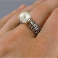 thumbnail image 5 of 1 pcs Femmes Imitation Perle Vintage Incrustation Perles Creuses Bagues (Taille 6), 5 of 5
