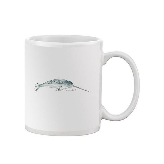 Cetacea Narwhal. Mug - June Erica Vess Designs,