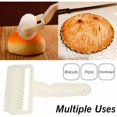 thumbnail image 4 of Pastry Roulette Rolling Pin Lattice Pizza Lattice Roller Creative Bread Dough Roulette Pastry Cookie Pie Kitchen Bakery Tool,Plastic，, 4 of 5