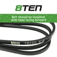 thumbnail image 3 of 8TEN Drive Belt for Murray 42516x92B 37X87 037X87MA 37X87MA 710341 810-CBL2363T, 3 of 4