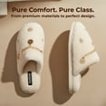thumbnail image 5 of bebe Women's Slippers – Comfy and Soft Indoor Slides, Cozy House Slippers for Women, 5 of 10