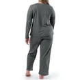 thumbnail image 5 of Fruit of the Loom Women's Sleep Soft & Breathable Long Sleeve Top & Pant Set, Sizes S-4X, 5 of 19