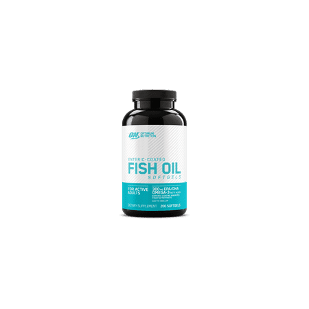 Optimum Nutrition, Enteric-Coated Fish Oil, 200 Softgels, 200 Servings