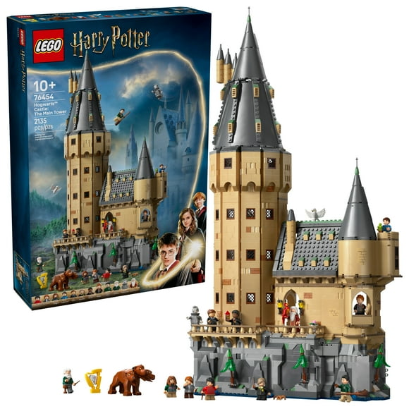 LEGO Harry Potter Hogwarts Castle: The Main Tower - Building Set for Boys and Girls, Ages 10+ - 12 Collectible Minifigures including Harry Potter & Dumbledore - Gift Idea for Birthdays - 76454