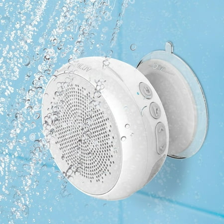 Aud Shower by , Portable Water Resistant Rechargeable Bluetooth Shower And Pool Speaker with Hands-Free Phone Capabilities For Fishing And.., By iLuv