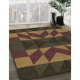 thumbnail image 3 of Ahgly Company Machine Washable Indoor Square Transitional Light Brown Area Rugs, 7' Square, 3 of 7
