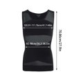 thumbnail image 5 of Économies de Vacances Naittoop Gilets de Mise en Forme pour Hommes Maille Haute Élasticité Style Fin Corset Veste Boutonnée, 5 of 5