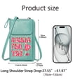 thumbnail image 2 of OIDERY Customized Small Bags Cell Phone Purse with Zipper Love Candy-themed Eye-catching design PU Leather Phone Bags Romantic Gifts for Wife Girlfriend, 2 of 12