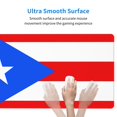 thumbnail image 5 of Large Mouse Pad, Puerto Rico Flag Non-Slip Waterproof Rubber Keyboard Office Desk Pads Mousepad, 29.5 x 15.8 inches 3mm Thick, 5 of 7