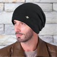 thumbnail image 4 of Unisex Chunky Knit Hat Windproof Knitted Beanie Hats for Outdoor Sports, 4 of 5