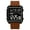 brown black, variant on Men's Square Analog Digital Watch - Waterproof with Leather Strap, Luminous Hands, Alarm Chronograph for Casual Style