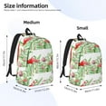 thumbnail image 3 of Naloa Amanita Fly Agaric Canvas Backpack for Men Women Rucksack Casual Travel Daypack College Tote Satchel Bookbag for Teens-Small, 3 of 7