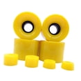 thumbnail image 4 of Ruedas de monopatín shamjiam 4 Uds 78A 60mmx45mm para Longboard y crucero amarillo, 4 of 8