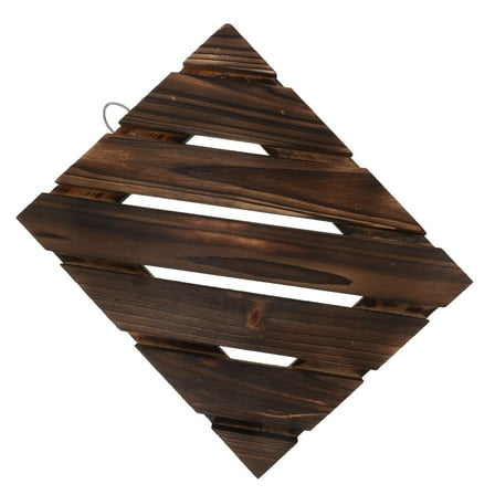 SEWCHICS Vertical Wall Planter Board Planter Rustic Coffee Wood 1Pcs Easy Installation