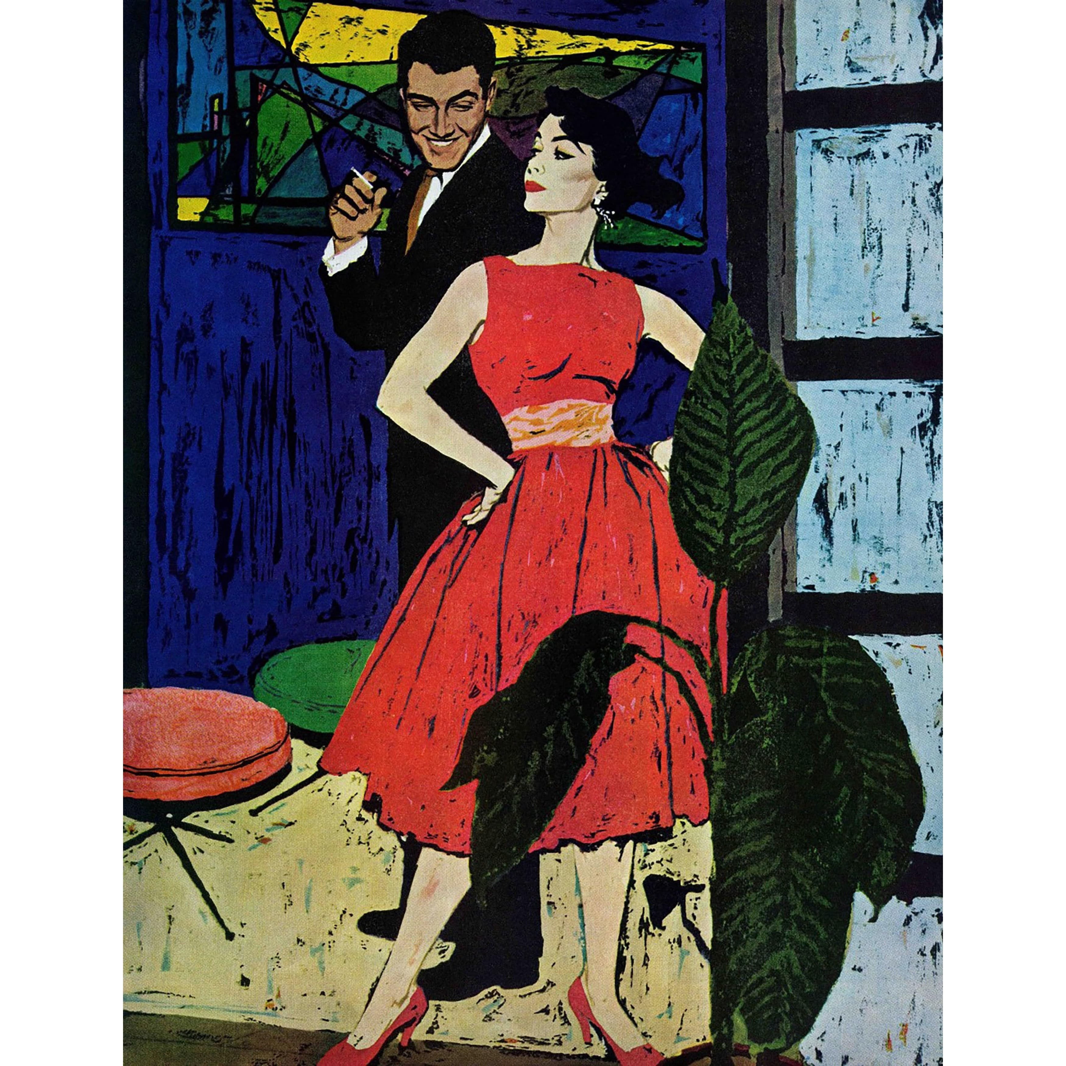 Marmont Hill "Marriage Bait" by Morgan Kane Painting Print on Canvas