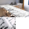 thumbnail image 2 of Qiaoxi 5m Kitchen Marble Paper Multipurpose Waterproof Oil-proof Self-adhesive Sticker for Countertops Bookcases Doors Walls, 2 of 8