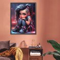 thumbnail image 4 of Pintura de diamante 5D DIY taladro redondo completo chica dulce decoración del hogar artesanía 40x50cm, 4 of 9