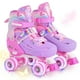 thumbnail image 1 of Patines deportivos 2PM para niñas con ruedas iluminadas, diseño de mariposa rosa, 1 of 8