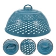 thumbnail image 2 of Tente Alimentaire en Maille Plastique Ronde Assiette Alimentaire Filet Parapluie Housse Réutilisable Pique-Nique Extérieur Filet Gâteau Dômes Protecteur pour Cuisine Maison Fête BBQ Légumes Fruits, 2 of 4