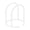 White, variant on Spectrum Euro Vertical Napkin Holder, 5.5x5.5x5.75 in, Steel, Black