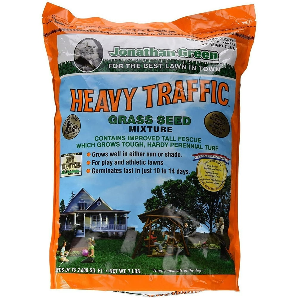 Jonathan Green 11000 Heavy Traffic Fescue Grass Seed Mix, 7 Pounds