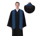 thumbnail image 4 of Haiem Lighthouses and Anchors Pattern Graduation Stole 2024 | Premium Satin Sash for Graduation Ceremony, 4 of 7