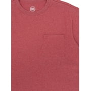 Wonder Nation Boys Pocket Tee with Short Sleeves, 2-Pack, Sizes 4-18 & Husky