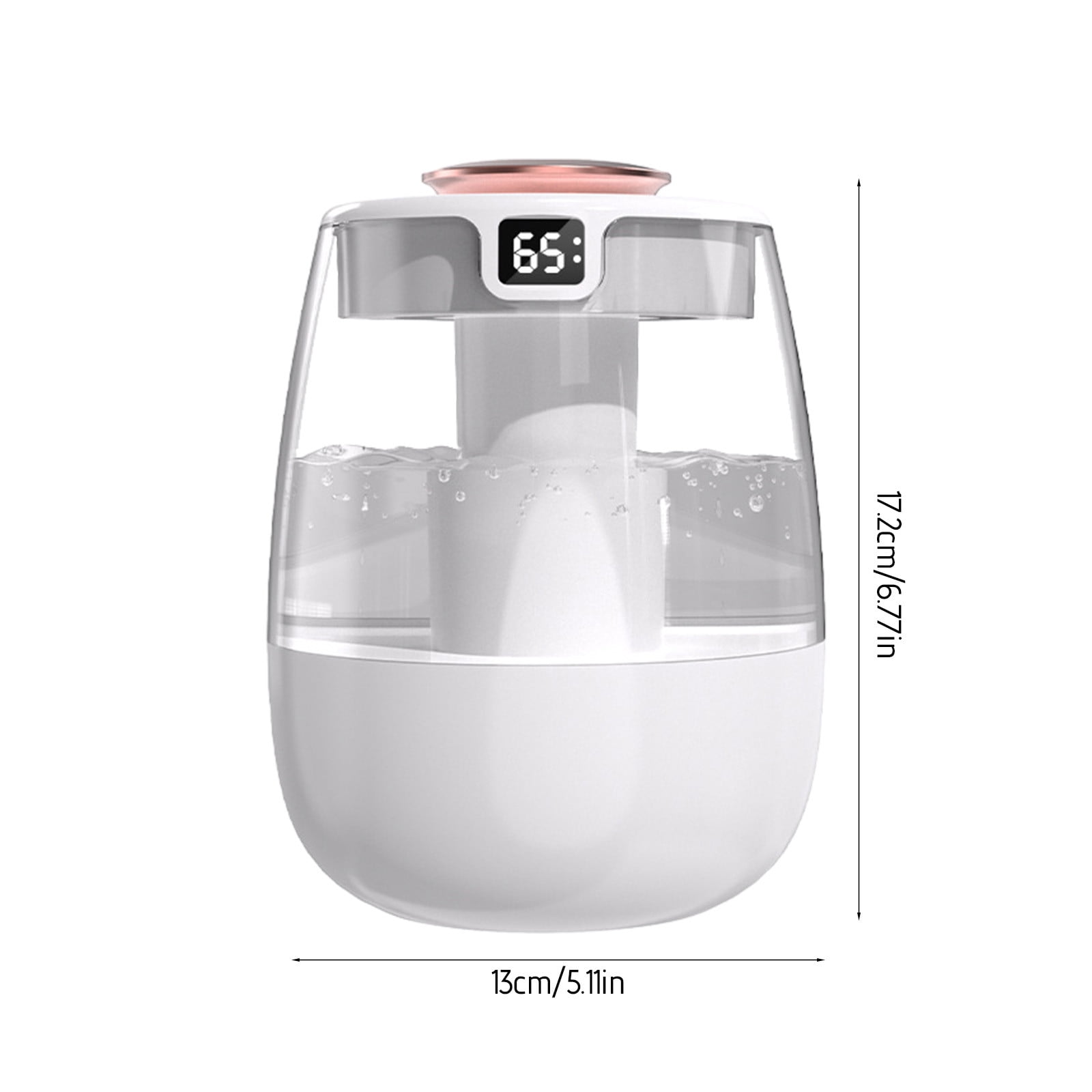 XEOVHV Humidifiers for Bedroom, 3 Times Fog Coverage, 2L Ultrasonic Cool Mist Humidifiers for Home Baby Nursery & Plants, Top Fill Air Humidifier Lasts Up to 35 Hours, Auto Shut-Off