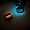 thumbnail image 6 of Luminous Quicksand AirPod Case for AirPods 1/2/3/4/Pro 2/3 - Shock Absorbing and Protective, Glow-in-the-Dark Comes with a Detachable Keychain, Anti-Scratch, Soft Silicone (Black, Airpods 3), 6 of 7