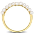 thumbnail image 4 of Everly Women's Cultured Pearl 14k Yellow Gold Ring, 4 of 9