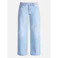 thumbnail image 5 of No Boundaries Mid Rise Baggy Jeans, 29", 31", 33" Inseams, Women's Sizes 00-24W, 5 of 5